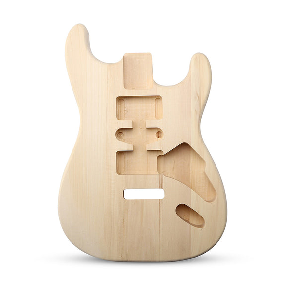 DIY Unfinished Guitar Body Basswood Gifts For Fender ST Style Electric Guitar