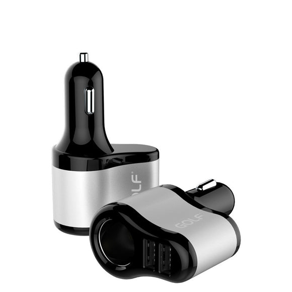 GOLF C14 Multifunction 2 USB Port 2.1A USB Car Charger for Samsung Xiaomi Huawei