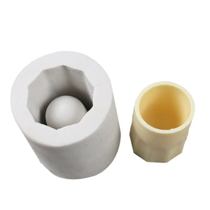 6.56CM DIY Handmade Silicone Concrete Mold Succulent Plant Flower Pot Cement Vase Mould