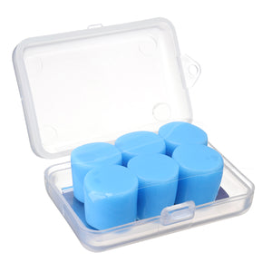 3 Pair/Case Waterproof Ear Plug Soft Silicone Anti-Noise Swimming Earplugs For Water Sports