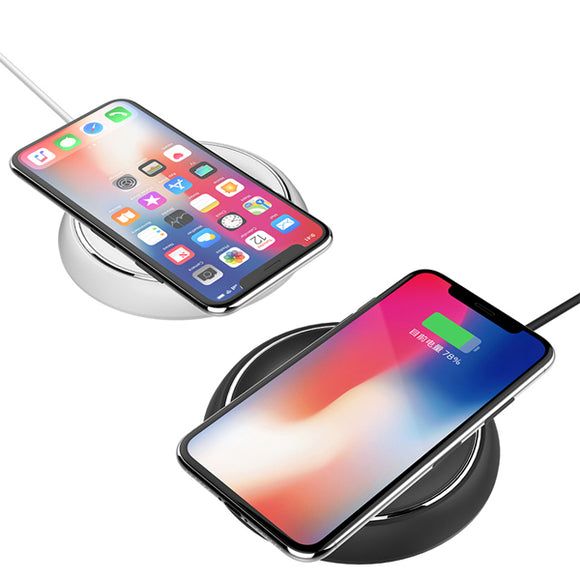 Rock W5 Fashion Wireless Fast Charing Charger Pad For iphone X 8/8Plus Samsung S8 S7 S6