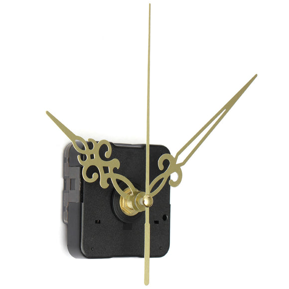 Gold Hands DIY Quartz Wall Clock Spindle Movement Mechanism