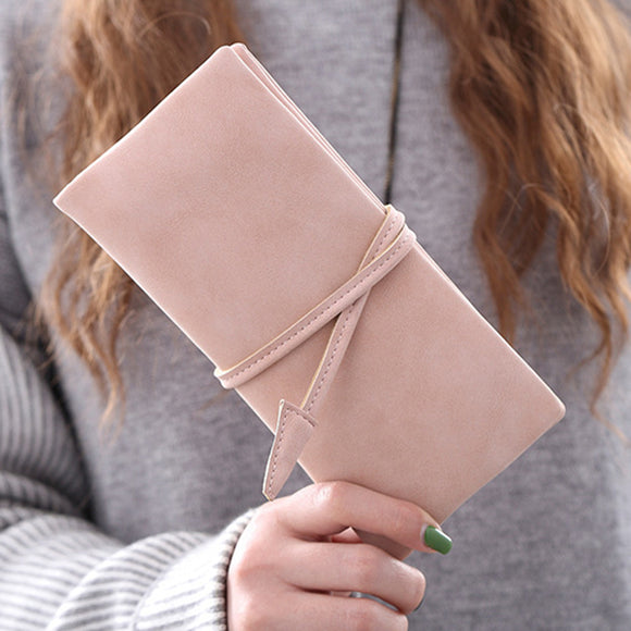 Women Money Holder Phone Wallet Card Wallet Cute Long Wallet with Strap