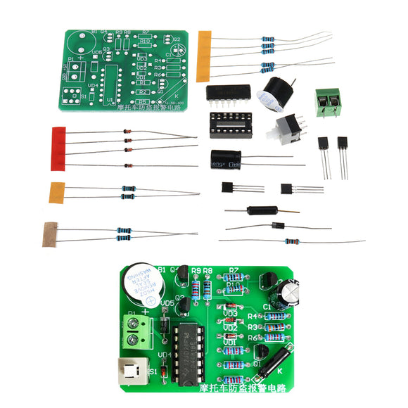 Anti-theft Vibration Alarm Circuit Kkit DIY Production Electronic Training Welding Parts