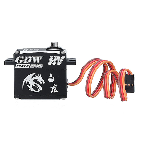 GDW IPX893 HV 35KG Metal Gear 160 Coreless Waterproof Digital Servo For 1:8 1:10 RC Car