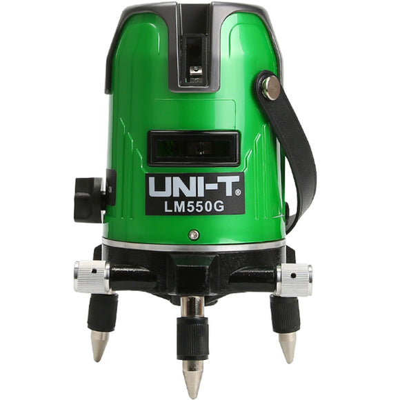 UNI-T LM550G 5 Lines Green Laser Level 360 Degree Self-leveling Cross Laser Level