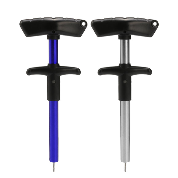 Stainless Steel T Handle Shape Fishing Hook Remover Detacher Extractor 2 Colors