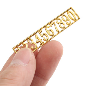 DIY Doorplate Dollhouse Miniature Kitchen Furniture Accessories For Home Decor