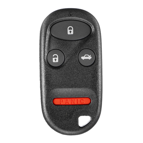 4 Buttons Remote Key Fob Case Cover + Battery 315MHz for Honda Accord 1998-2002