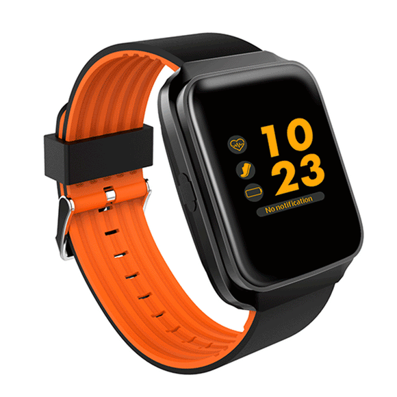 XANES 1.54'' IPS Screen Smart Watch Heart Rate Monitor Pedometer Anti-lost Fitness Sports Bracelet