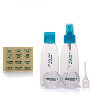 Honana BX-310 Refillable Cosmetic Points Bottling Packing Bottle Leak Proof Travel Bottles 4Pcs/Set
