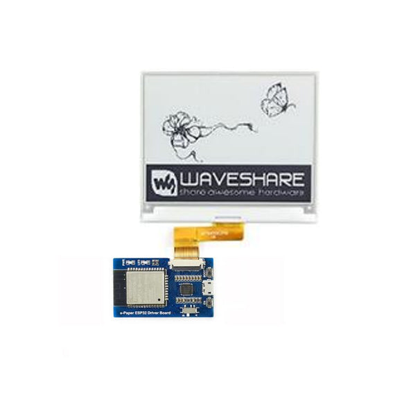 Waveshare 4.2 Inch Bare e-Paper Screen + Driver Board Onboard ESP8266 Module Wireless WiFi Black and White Display