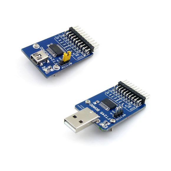 Waveshare FT245 FT245RL USB to FIFO Module Communication Development Board Mini/Type-A Interface