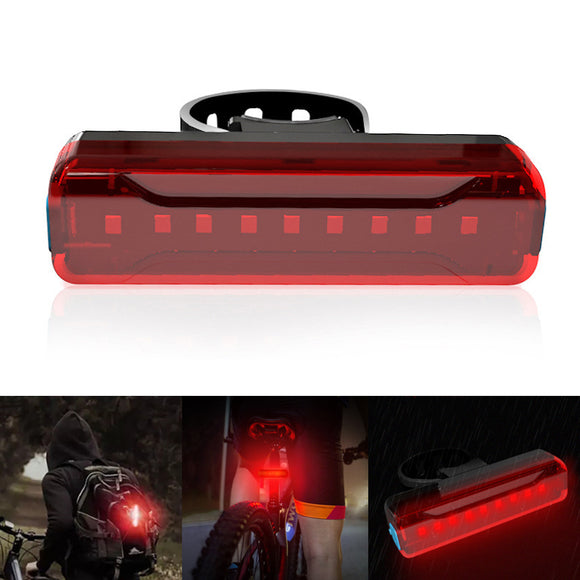 XANES TL31 620nM Bike Tail Light USB Rechargeable IPX5 Waterproof 5 Modes Bike Lamp Ultralight Warning Night Light