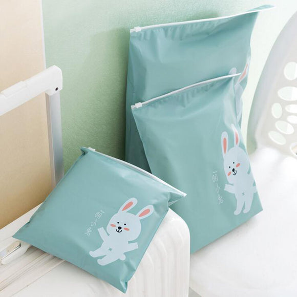 Waterproof Cute Animal Durable Portable Travel Luggage Suitcase Space Saving Zipper Bag