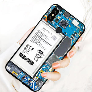 Bakeey Pretty Battery Painting Silicone Soft TPU Back Protective Case For Xiaomi Redmi Note 5