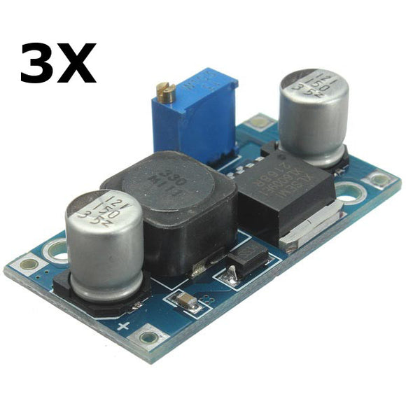 3Pcs Adjustable XL6009 Step Up Boost Voltage Power Supply Module Converter Regulator