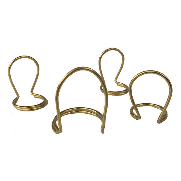 4pcs Gold Guitar Picks Butterfly Finger Metal Classical Finger style Bass Guitar Accessories