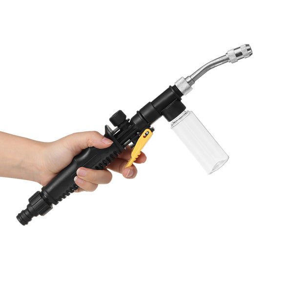 High Pressure Washer Water Sprayer Jet Nozzle Wand Cleaner with Foam Bottle