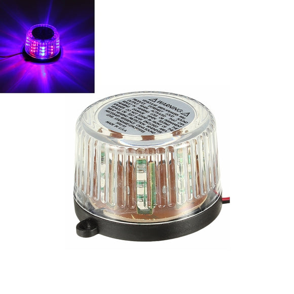 12V Motorcycle Taillight Red And Blue Strobe Light Emergency lIights