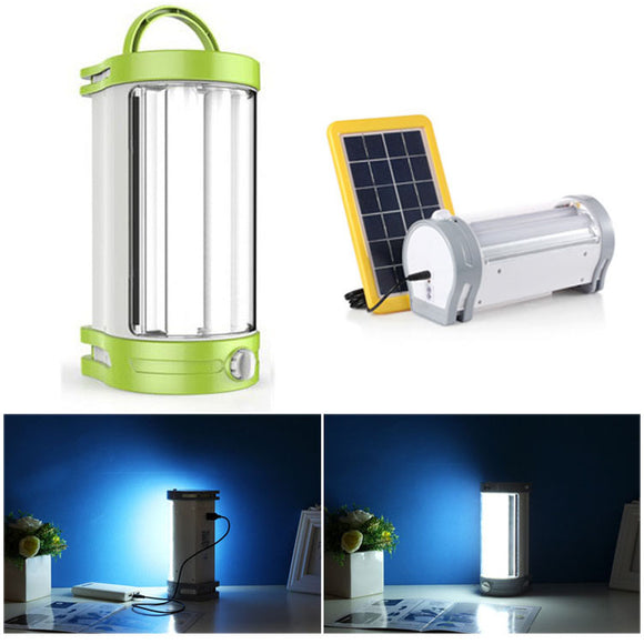 Outdoor Portable Solar Rechargeable Lantern 60 SMD LED 4000mAh Emergency Light