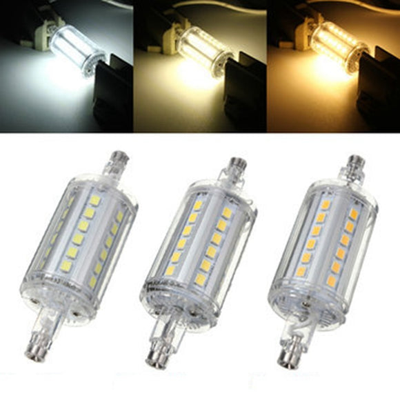 R7S Non-dimmable 78MM LED Bulb 5W 36 SMD 2835 Flood Light Corn Tube Lamp AC 85-265V