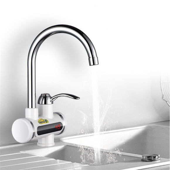 Mrosaa 220V 1500W Aluminum ABS Instant Water Faucet Fast Electric Faucet Hot Cold