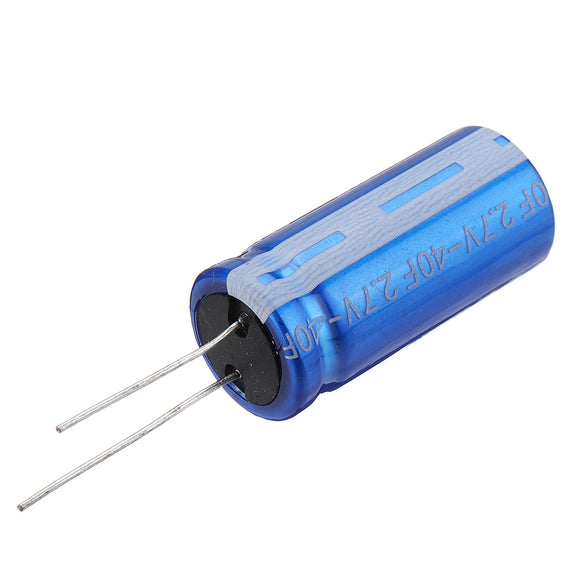 Super Capacitor 2.7V 40F 40x18mm Low ESR High Frequency Super Farad Capacitor For Car Vehicle Auto Power Supply