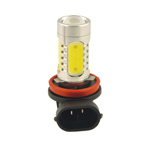 Car Auto H8 11W 5SMD LED Lens Headlamp Fog Light Bulb White 12V