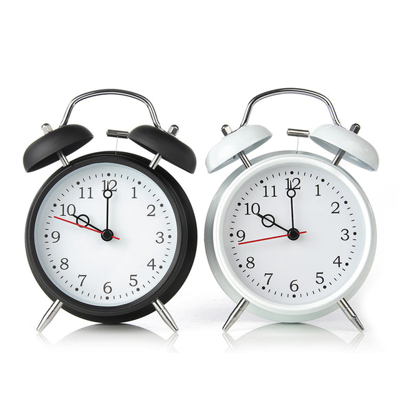 Digital Alarm Clock Double Bell Metal Table Clock Bedside Alarm Clocks Dual Bells With Night Light