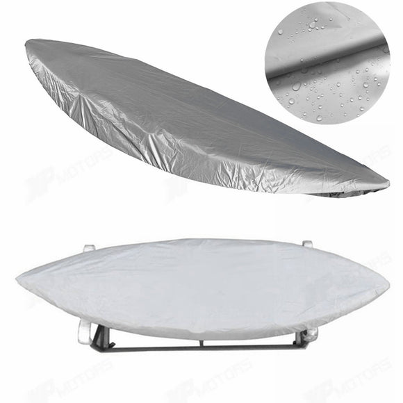 ZANLURE Silver Waterproof UV Sun Protection 3.8-4.1M Kayak Boat Canoe Storage Cover