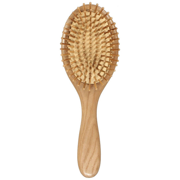 Wooden Paddle Brush Anti-static Spa Massage Wood Hair Comb