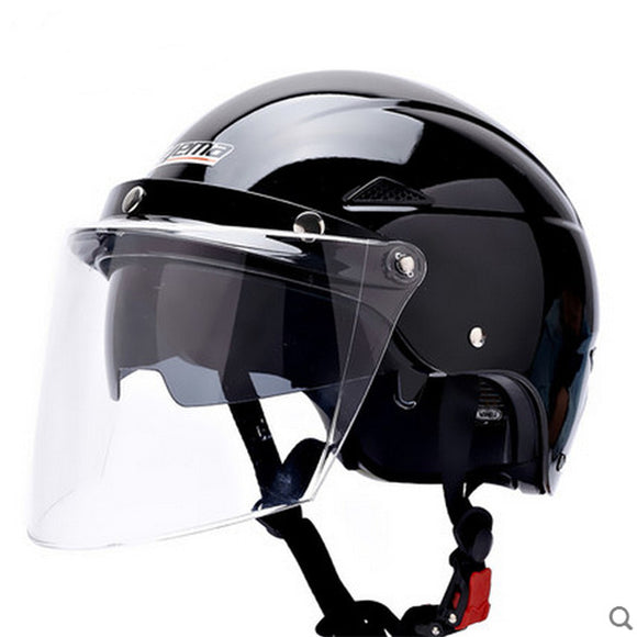 Motorcycle Scootor Summer Dual Lens Anti-UV Portable Helmet
