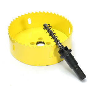 100mm Bi Metal Hole Saw Holesaw Cutter Arbor Drill Bit Wood Plastic Kit