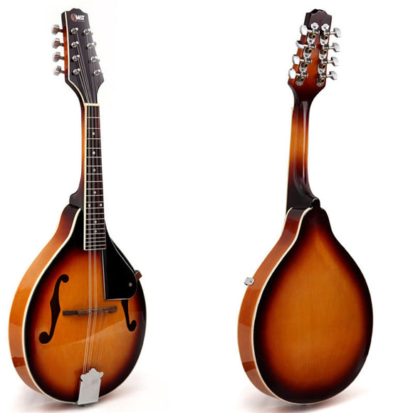 Sunset Color Rose Wood 8 Strings F Hole Mandolin for Music Player Gift