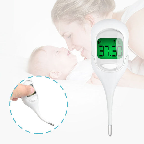 Loskii T28 LCD Baby Digital Thermometer Soft Head Fever Anal Armpit Oral Detection Basal Body Temper