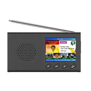 2.4 Portable DAB/DAB+Digital Radio FM Receiver Speaker Bluetooth 5.0 Alarm Clock"
