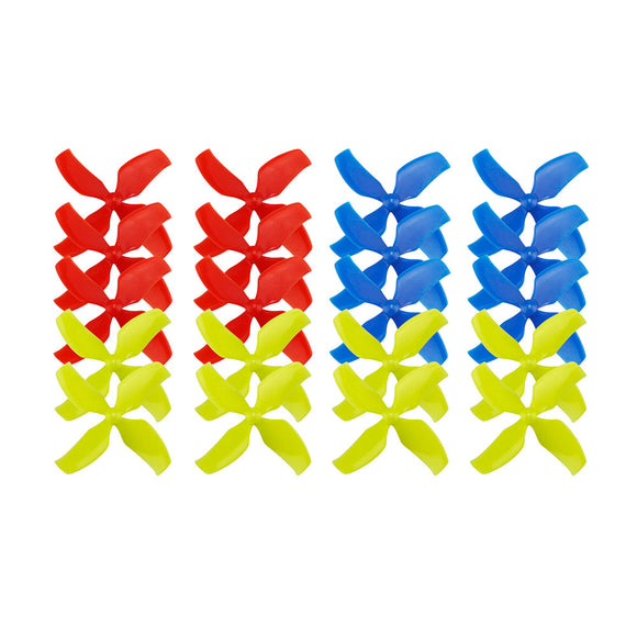 10 Pairs KINGKONG/LDARC 1545 40mm 4-blade Propeller 1.5mm Hub for TINY GT7 Beta75X RC Drone