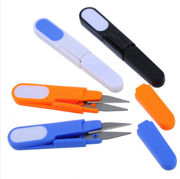 U Shape Stainless Steel Cross Stitch Embroidery Scissor DIY Handicrafts Sewing Shear