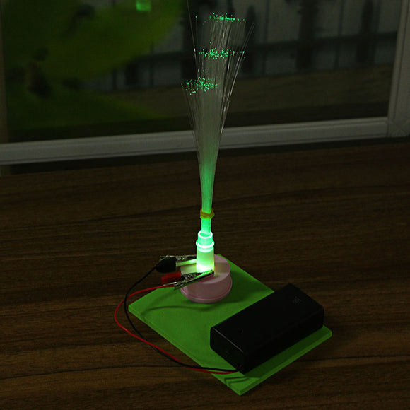 Fiber Optic Light Lamb Physics Experiment DIY Science Educational Toys Kit