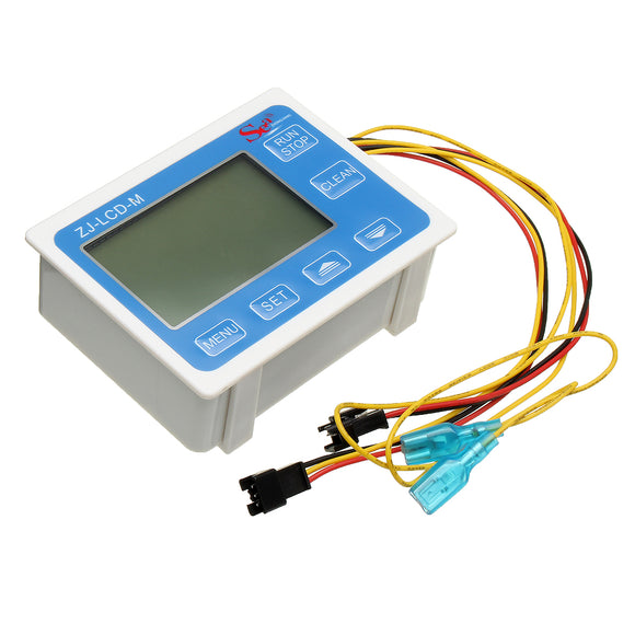 G3/4Inch Flow Water Sensor Meter Digital LCD Display Quantitative Control 1-60L/mi