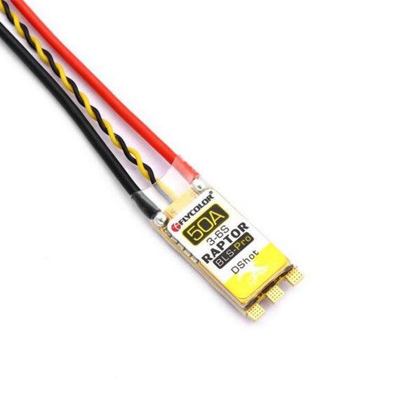Flycolor Raptor BL_S Pro 50A BLheli_S BB2 3-6S Brushless ESC Dshot600 for RC Drone FPV Racing