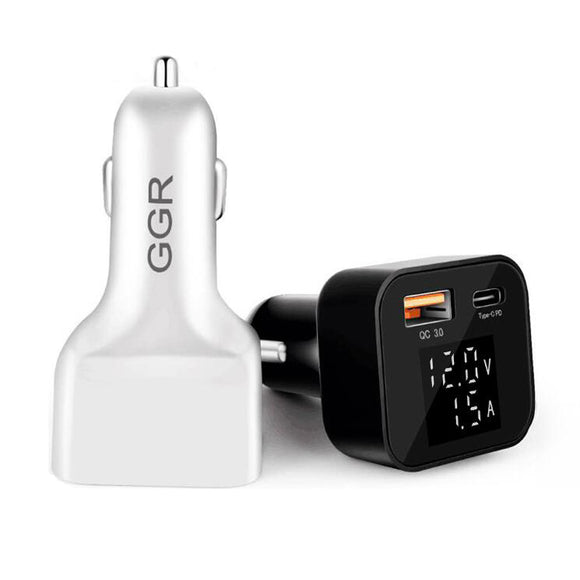 GGR KH108 QC3.0 PD 3000mA 36W Multifunction Car Charger