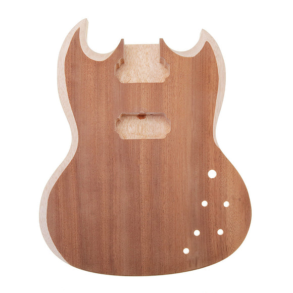 DIY Unfinished Basswood Guitar Body Guitar Parts For SG Style 22 Frets Guitar