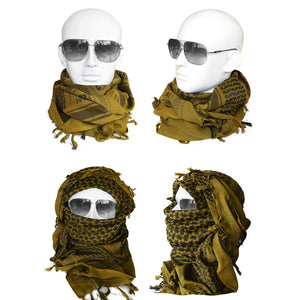 Multifunction Thicken Tactical Scarf Full Face Mask Cycling Running Headband Breathable Bandanas Winter Hunting Hat