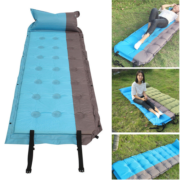 Self Inflatable Moisture-proof Pad Air Bed Outdoor Camping Hiking Picnic Sleeping Mat