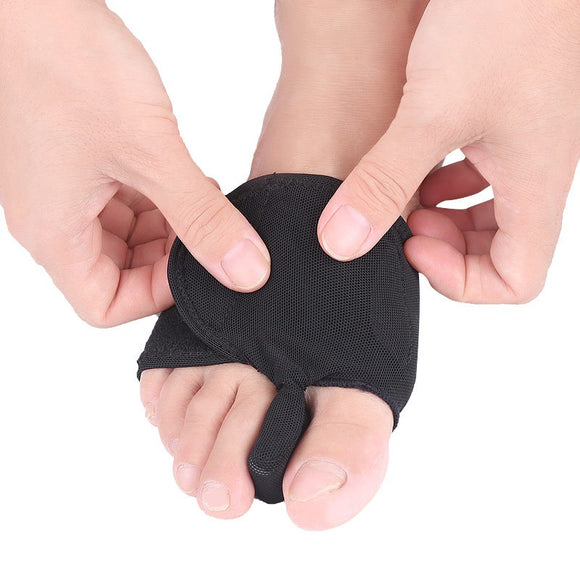 1 Pair Thumb Valgus Foot Cover Toe Correction Separator Forefoot Anti-Slip Wear-Resistant Footpad