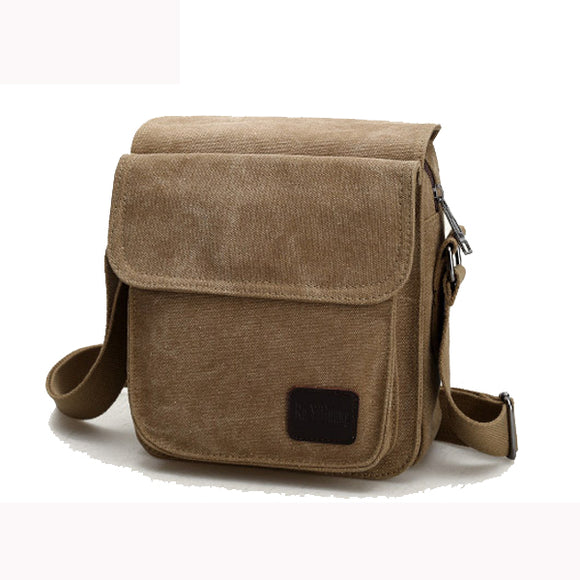 Men Canvas Casual Messenger Retro Crossbody Bag Shoulder Bag