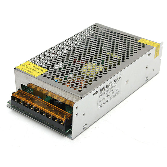 12V 25A 300W Switching Power Supply Transformer 110-220V AC for Mechanic Engineer