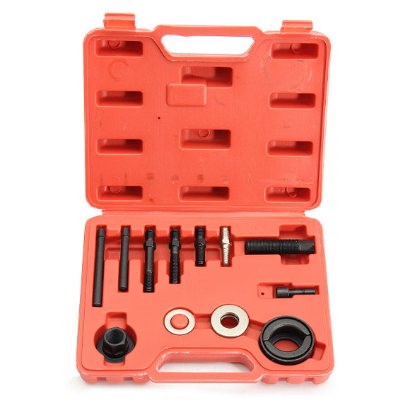 Power Steel Ring Alternator Pulley Puller Remover Installer Tool Kit with Case
